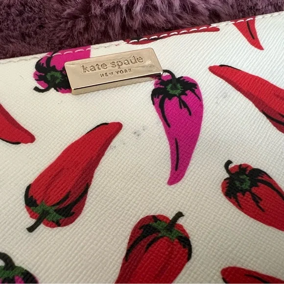 Kate Spade Hot Peppers Wallet - Picture 2 of 7